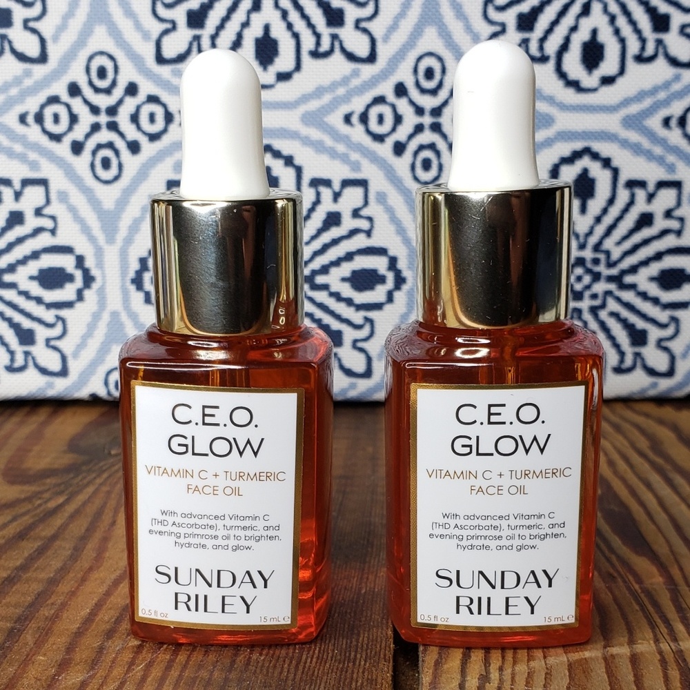 Sunday Riley CEO Glow Oil x 2
